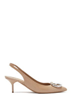 Load image into Gallery viewer, Burberry Leather Marrone Low Heel