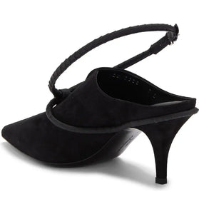 SALVATORE FERRAGAMO Leather Mini Escarpins