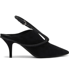 SALVATORE FERRAGAMO Leather Mini Escarpins