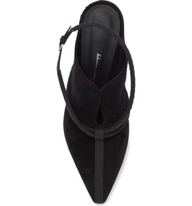 SALVATORE FERRAGAMO Leather Mini Escarpins