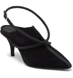 SALVATORE FERRAGAMO Leather Mini Escarpins